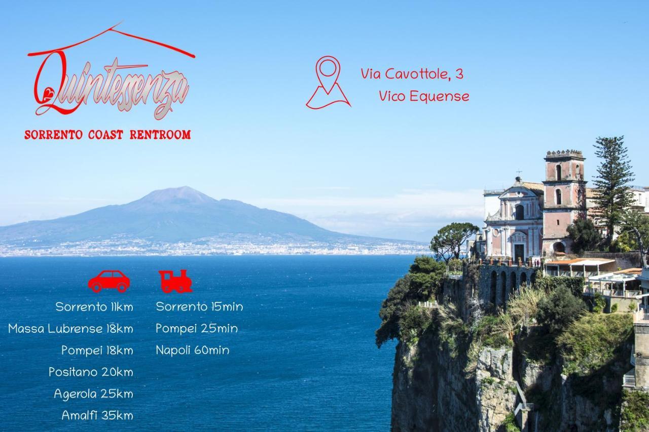 Quintessenza - Sorrento Coast Rentroom Vico Equense Bagian luar foto